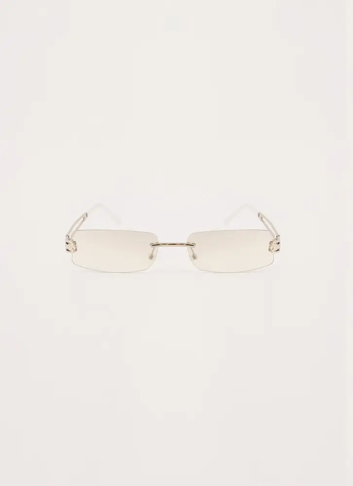 Crystal Rebel Sunglasses - Clear - Clear / One Size - Sunglasses