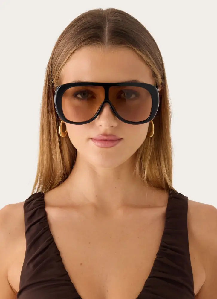 Extra Mile Sunglasses - Black - Black / One Size - Sunglasses