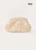 Genevieve Clutch Bag - Ivory - Ivory / One Size - Bags