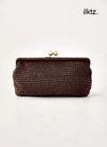 Gia Clutch Bag - Brown - Brown / One Size - Bags