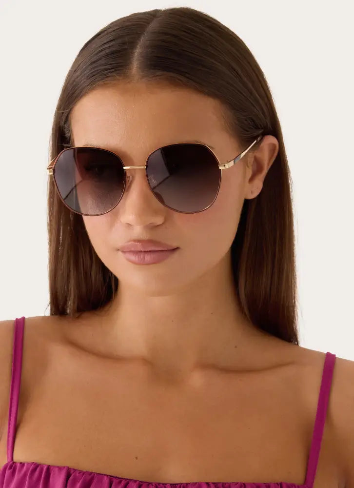 Odessa Sunglasses - Gold - Gold / One Size - Sunglasses