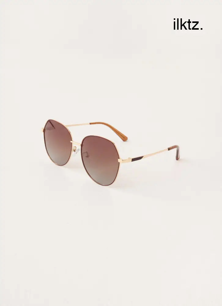 Odessa Sunglasses - Gold - Gold / One Size - Sunglasses