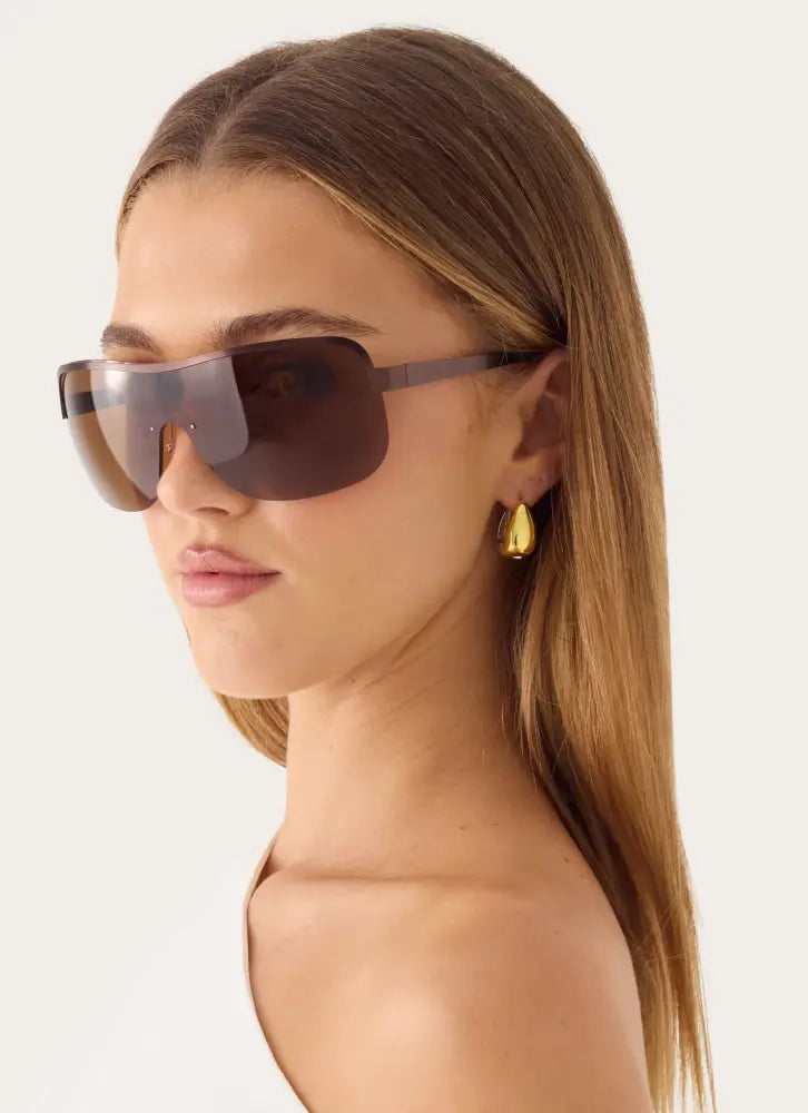 Pure Attitude Sunglasses - Brown - Brown / One Size - Sunglasses