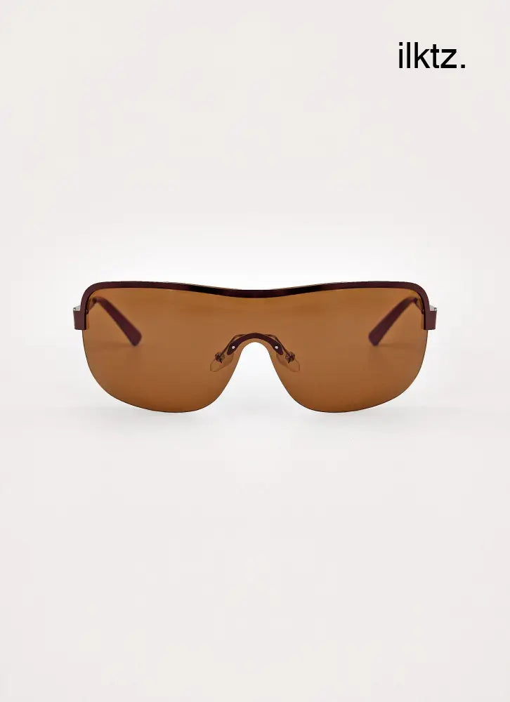 Pure Attitude Sunglasses - Brown - Brown / One Size - Sunglasses