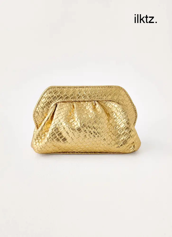 Solstice Clutch Bag - Gold - Gold / One Size - Bags