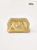 Solstice Clutch Bag - Gold - Gold / One Size - Bags