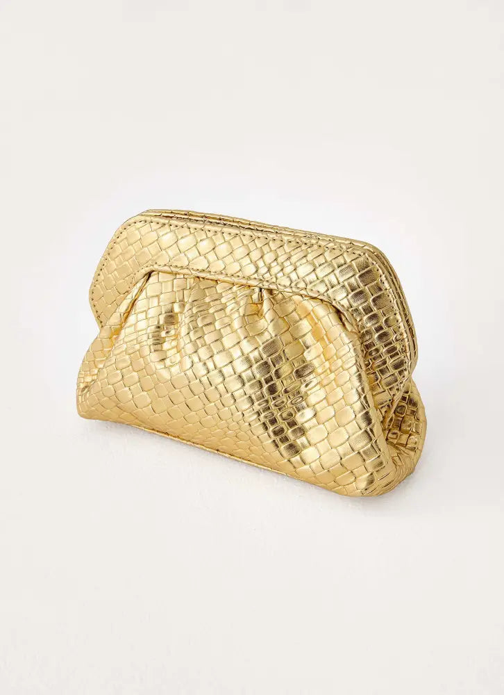 Solstice Clutch Bag - Gold - Gold / One Size - Bags